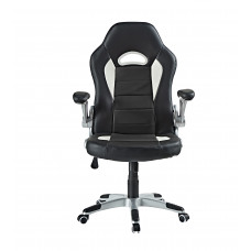 Irodai szék AGA Racing MR2050W - Fekete/fehér Előnézet