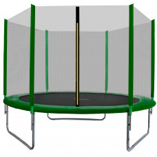 Trambulin külső védőhálóval 180 cm AGA SPORT TOP  - Sötét zöld Előnézet