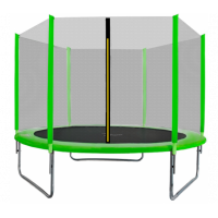Trambulin külső védőhálóval 180 cm AGA SPORT TOP - Világos zöld 