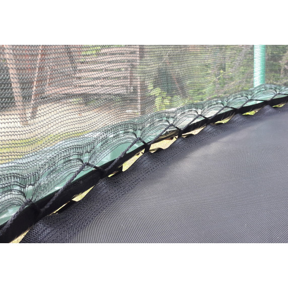 Belső védőháló 430 cm átmérőjű trambulinhoz 6 rudas AGA - sötét zöld