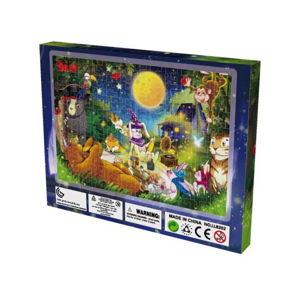 Gyermek puzzle  Aga4Kids  MR1463  216 db - Állatok az erdőben