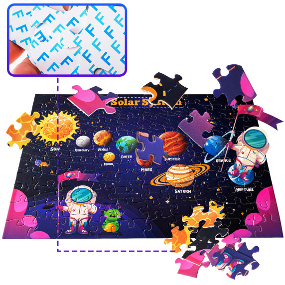 Gyermek puzzle Aga4Kids MR1462  500 db - Naprendszer