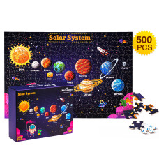 Gyermek puzzle Aga4Kids   Naprendszer 500 db Előnézet