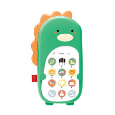 Bébi játék telefon hanghatásokkal Aga4Kids MR1390-Green - Dinoszaurusz zöld Előnézet