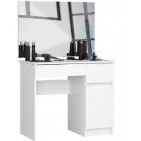 Fésülködő asztal tükörrel jobbos  P-2 / SL 900x600 - fehér 