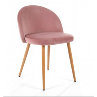 Velúr szék 4 db skandináv stílusban -Rózsaszín 