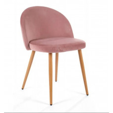 Velúr szék 4 db skandináv stílusban -Rózsaszín Előnézet