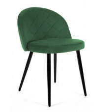 Velúr szék  steppelt 4 db skandináv stílusban -Zöld Előnézet