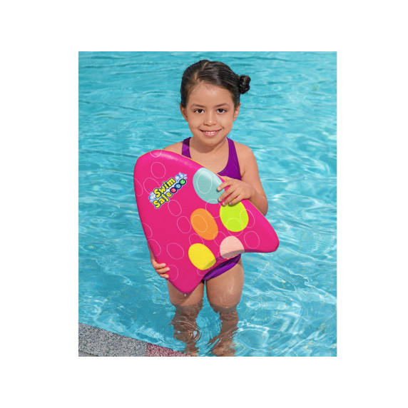 Gyermek úszódeszka 42x32 cm BESTWAY 32155 - Rózsaszín