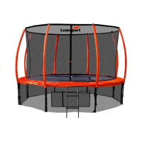 Trambulin belső védőhálóval 430 cm LEAN SPORT BEST 14 ft - Narancssárga 