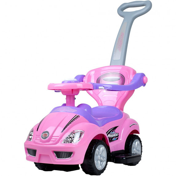 Gyerekjármű 3az1-ben Bayo Mega Car - rózsaszín