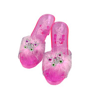 Hercegnős üveg cipellő, jelmez cipő Inlea4Fun - Rózsaszín 