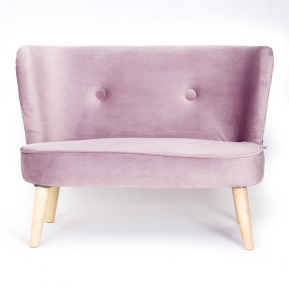Gyerek kanapé Drewex retro - rózsaszín