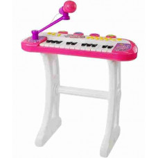 Elektronikus játék zongora ülőkével Inlea4Fun MY MUSIC WORLD - rózsaszín Előnézet