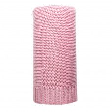 Bambusz kötött takaró, babapléd 100x80 cm NEW BABY - rózsaszín Előnézet