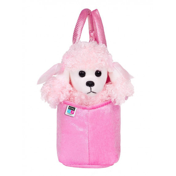 Játék plüss kutya táskában Play To - rózsaszín