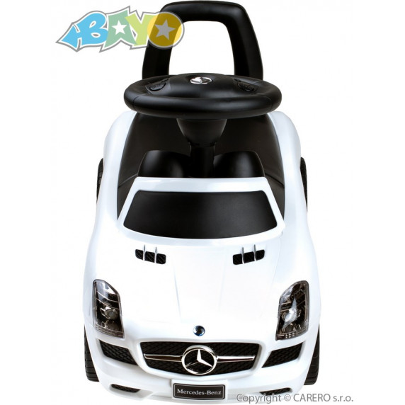 Lábbal hajtós kisautó BAYO Mercedes-Benz - fehér