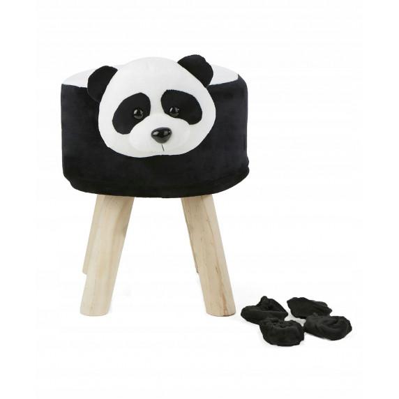 Inlea4Fun Gyerek puff ülőke - Panda