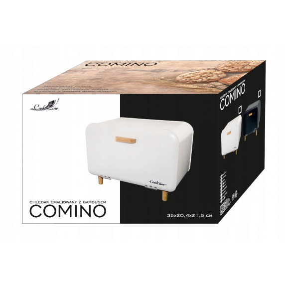 Fém kenyértartó - fehér - Cook Line COMINO 