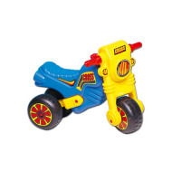 Lábbal hajtós kismotor Cross Bike - Kék/sárga 