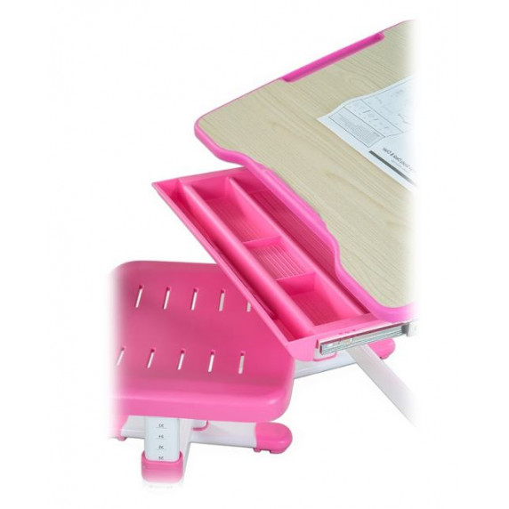 FUN DESK Bambino Gyerek íróasztal székkel - rózsaszín