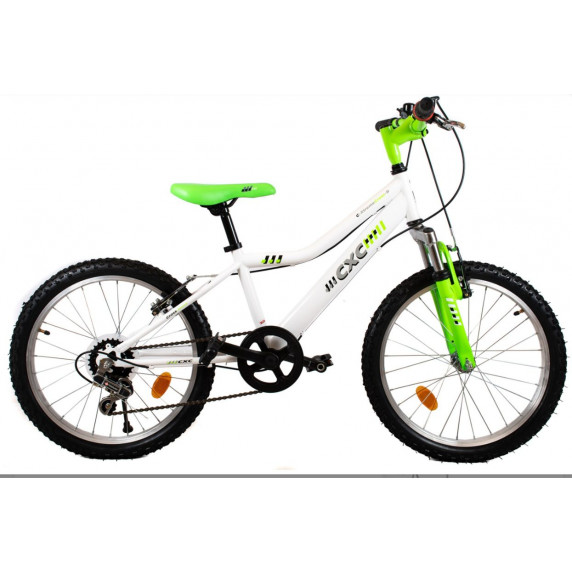 Gyerek bicikli CXC Amor 20" - fehér/zöld