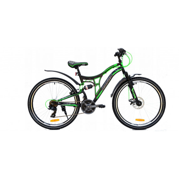 Kerékpár RAYON Adventure  26" - fekete/zöld