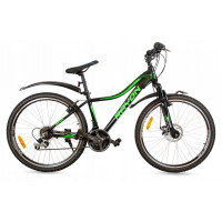 Kerékpár RAYON Vanity  26" - fekete/zöld 