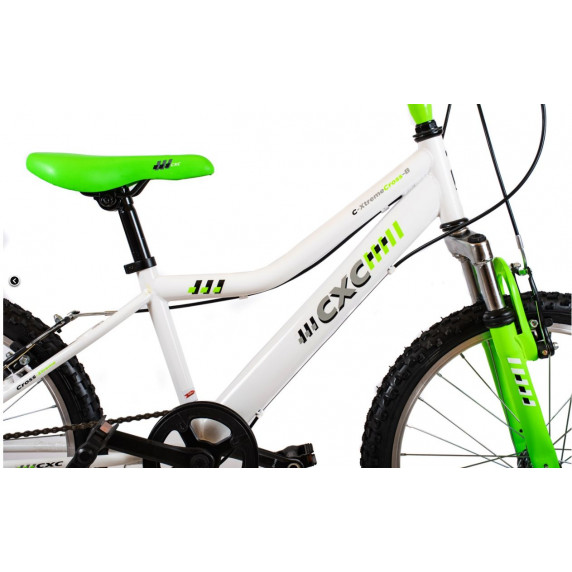 Gyerek bicikli CXC Amor 20" - fehér/zöld