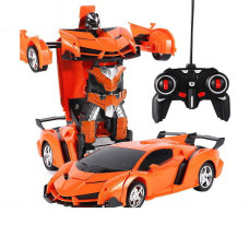 RC távirányítós Auto Robot Transformers 2az1-ben Inlea4Fun - Narancssárga Előnézet