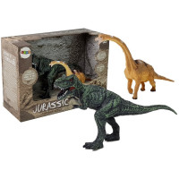 Dinoszaurusz figurakészlet Inlea4Fun JURASSIC - Brachiosaurus, Tyrannosaurus 