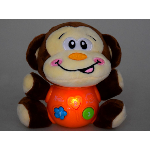 Interaktív Plüss figura -  majom