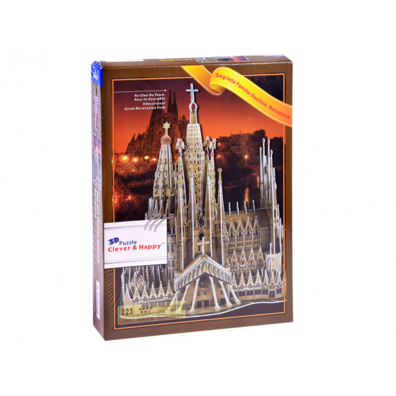 3D puzzle Sagrada Familia CLEVER & HAPPY - 223 darabos