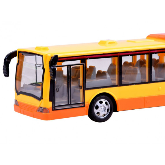 Távirányítós autóbusz Inlea4Fun RC BUS-G  - sárga