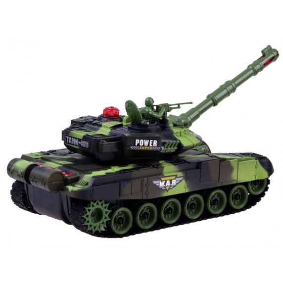 Távirányítós tank RC Tank WAR TANK Inlea4Fun - terepmintás