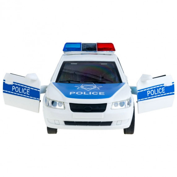 Rendőrautó hang- és fényhatásokkal 24 cm Inlea4Fun City Service 