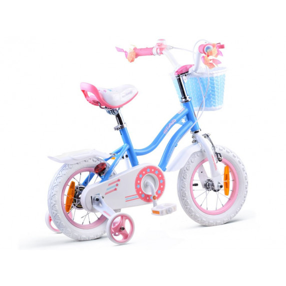 Gyerek bicikli ROYALBABY Star Girl 12" RB12G-1 - kék