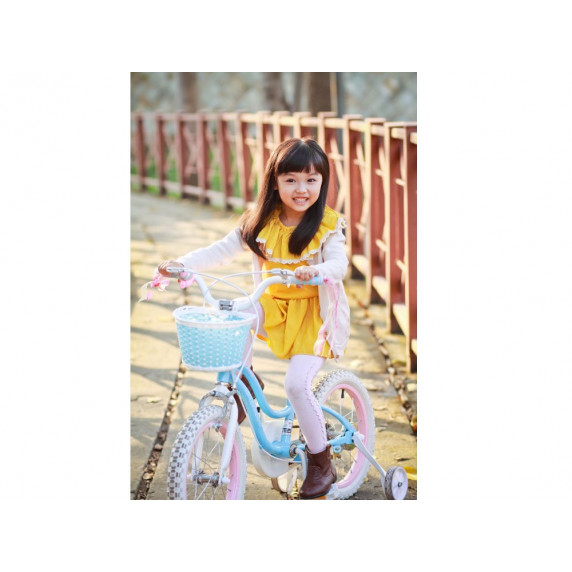 Gyerek bicikli ROYALBABY Star Girl 18" RB18G-1 - kék