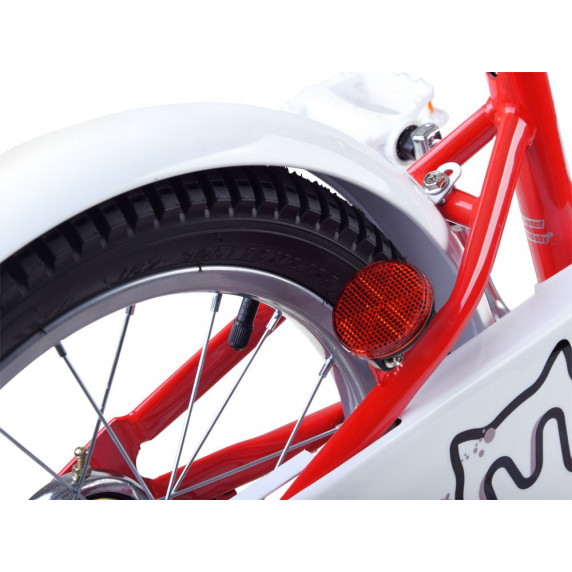 Gyerek bicikli ROYALBABY Chipmunk MM 14" CM14-2 + szülőkar - piros