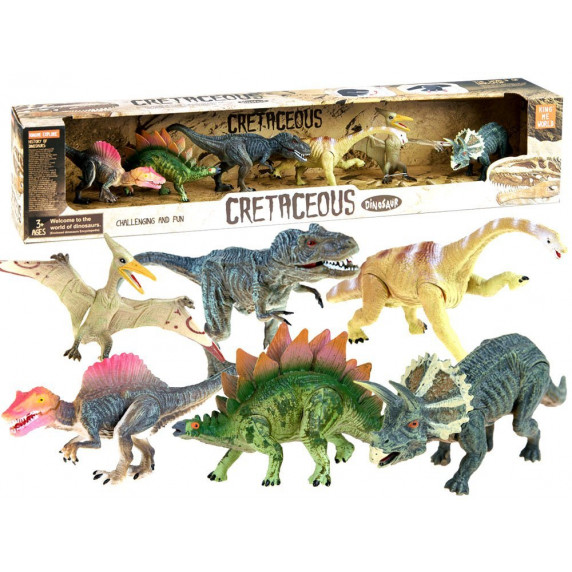 Dinoszaurusz figura szett 6 darab Inlea4Fun CRETACEUS 