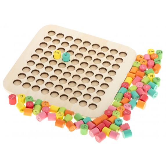  Fa montessori golyós mozaik puzzle Kruzzel 10980