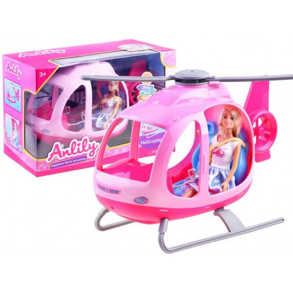 Játékbaba helikopterrel Inlea4Fun ANLILY