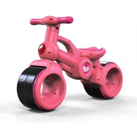 Lábbal hajtós kismotor Inlea4Fun BABY RIDE ON RO0063 - rózsaszín