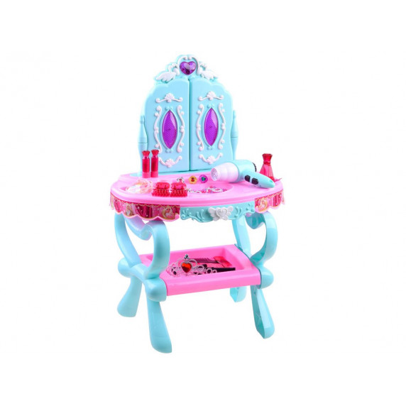 Fésülködő asztal székkel Inlea4Fun BEAUTIFUL DRESSER