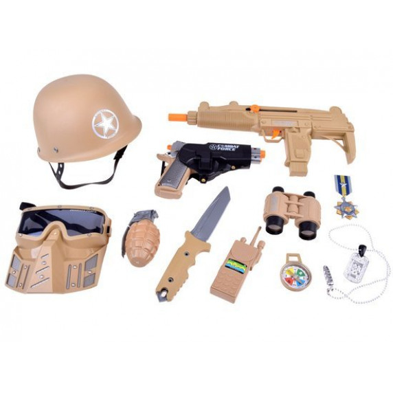 Katonai játék fegyver kiegészítőkkel Inlea4Fun MILITARY