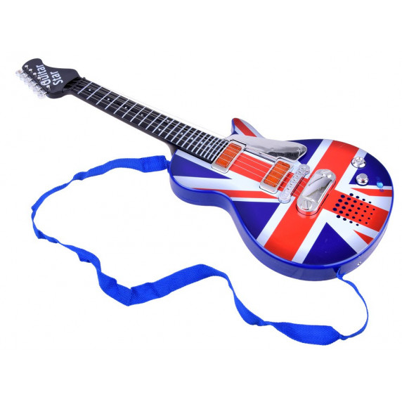 Elektromos játék gitár mikrofonnal Inlea4Fun GUITAR STAR - England