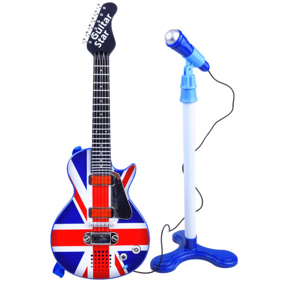 Elektromos játék gitár mikrofonnal Inlea4Fun GUITAR STAR - England