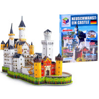 3D puzzle Neuschwanstein kastély MAGIC PUZZLE - 109 darabos 