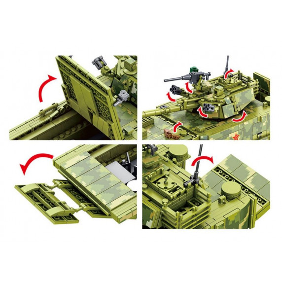 Építőjáték ZBD-05 TIP. tank 