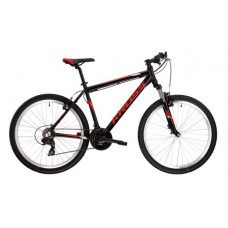 Férfi hegyi kerékpár KROSS MTB HEXAGON S 17" 2022 - fényes fekete / piros / szürke Előnézet